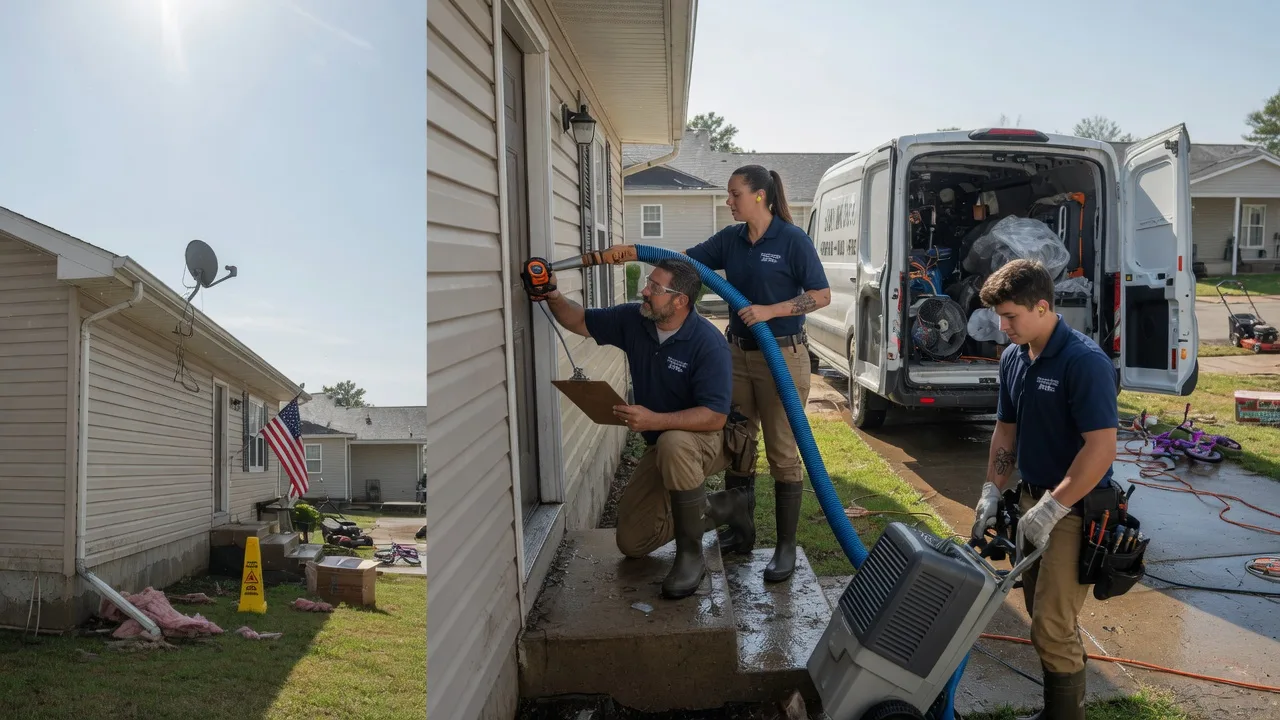 Ceiling Water Damage Restoration in Middlebury, IN near me